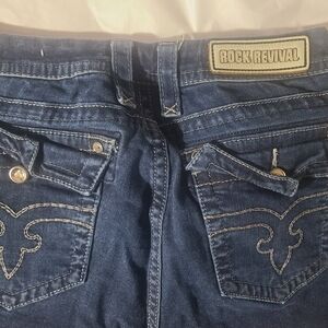 Rock Revival Dark Blue Women's Jeans